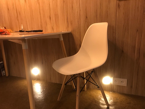 Пластиковый стул Eames PC-015 желтый фото покупателя 463