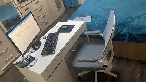 Компьютерное кресло Konfi light gray / white фото покупателя 18