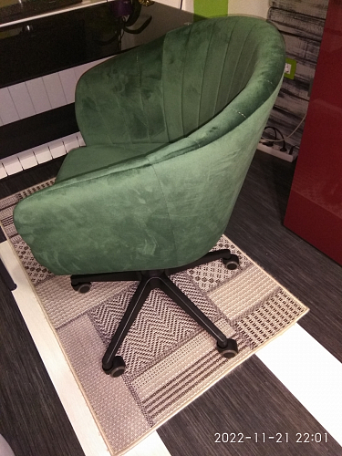 Компьютерное кресло Тибо confetti chocolate / белый фото покупателя 56