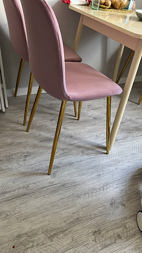 Стул на металлокаркасе Dabl 01 champagne / gold фото покупателя 22