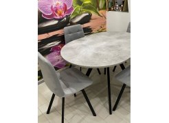 Стул на металлокаркасе Чилли синяя ткань / белый фото покупателя 703