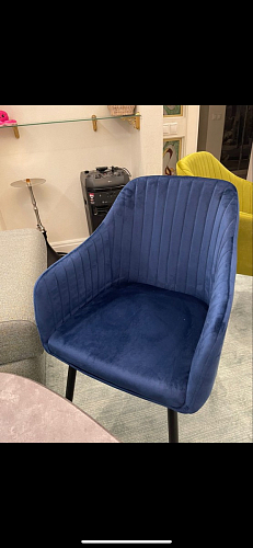 Стул на металлокаркасе Slam синий фото покупателя 71