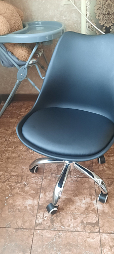 Компьютерное кресло Kolin с подушкой clear / white фото покупателя 281