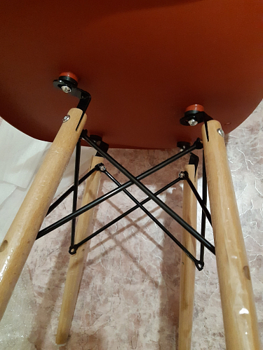 Пластиковый стул Eames PC-015 желтый фото покупателя 157