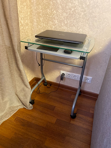 Компьютерный стол Riko серый  - Уцененный экземпляр фото покупателя 8