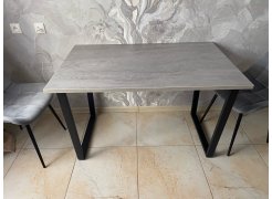 Стол Лота Лофт 120 25 мм сабия / черный матовый фото покупателя 331