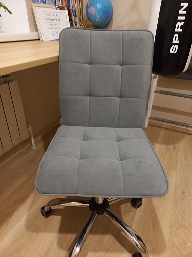 Компьютерное кресло One флок серый 29 фото покупателя 94