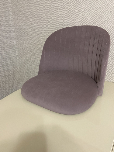 Стул на металлокаркасе Gabi 1 light purple / black фото покупателя 984