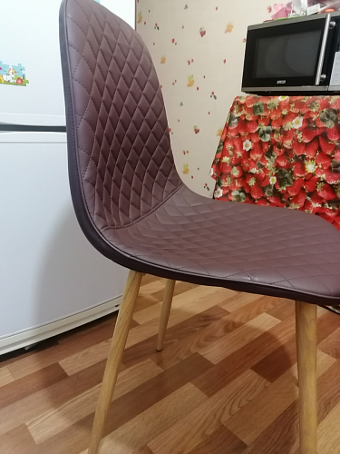 Стул на металлокаркасе Capri голубой фото покупателя 98