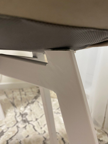 Стул на металлокаркасе Чилли синий / белый фото покупателя 327