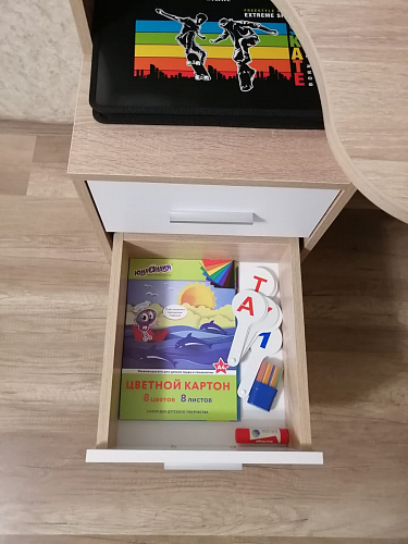 Письменный стол КСТ-16 левый венге / беленый дуб фото покупателя 2