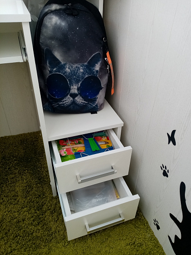 Компьютерный стол Джаз-24 левый дуб молочный фото покупателя 79