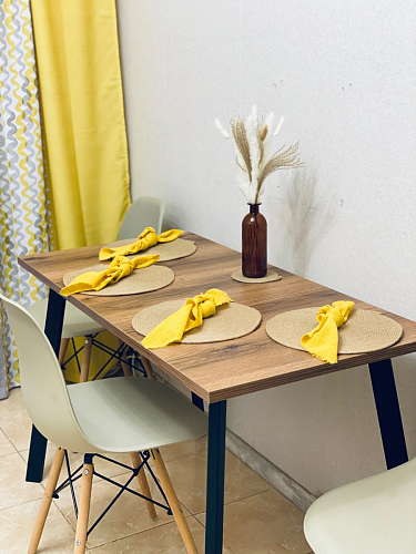 Деревянный стол Барон О 200 х 90 белая пленка шагрень / белый фото покупателя 48