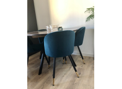 Стул на металлокаркасе Gabi gray / black фото покупателя 888