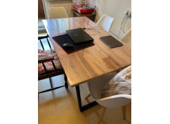 Стол Лота Лофт 140 25 мм юта / белый матовый фото покупателя 262