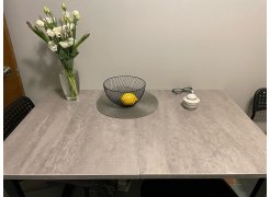 Стол Лота Лофт 140 25 мм юта / белый матовый фото покупателя 388