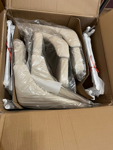 Стул на металлокаркасе Kora light purple / black фото покупателя 351