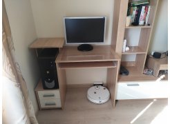 Компьютерный стол Джаз-24 левый белый фото покупателя 30