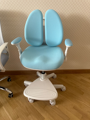 Компьютерное кресло Miracle голубое фото покупателя 6