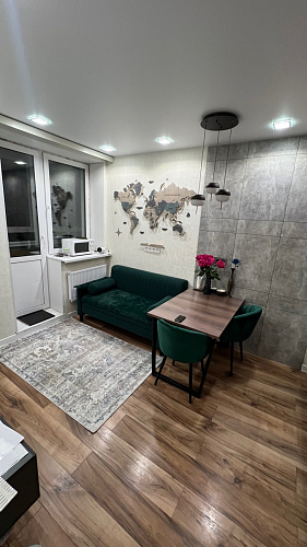 Деревянный стол Лота Лофт 140х80 дуб крафт табачный / черный матовый фото покупателя 754