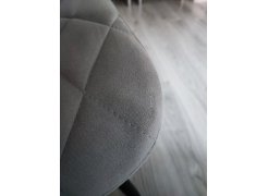 Стул на металлокаркасе Баодин К крутящийся фиолетовый teddy 944 / черный фото покупателя 25