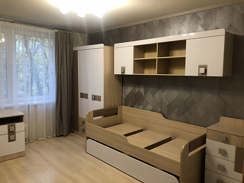 Шкаф навесной Стиль № 7.1 туя светлая / лайм фото покупателя 1