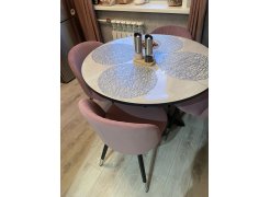 Стул на металлокаркасе Gabi 1 gray / black фото покупателя 84