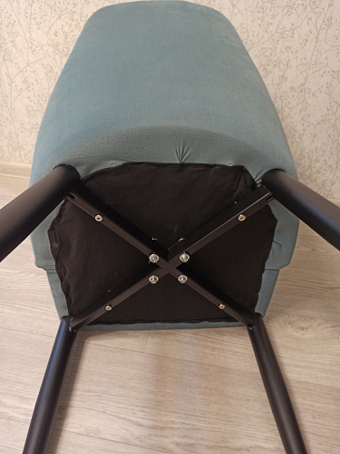 Стул на металлокаркасе Kora gray / black фото покупателя 143