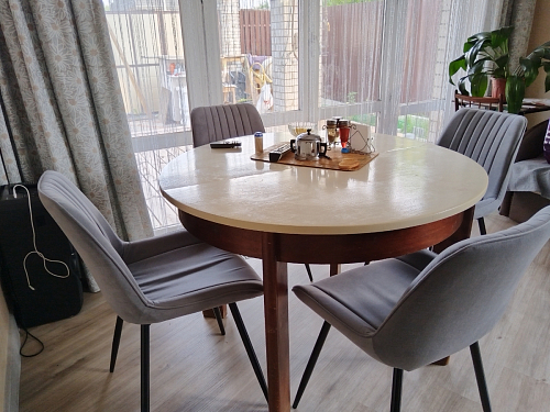 Комплект стульев Седа К 4 шт латте / черный фото покупателя 69