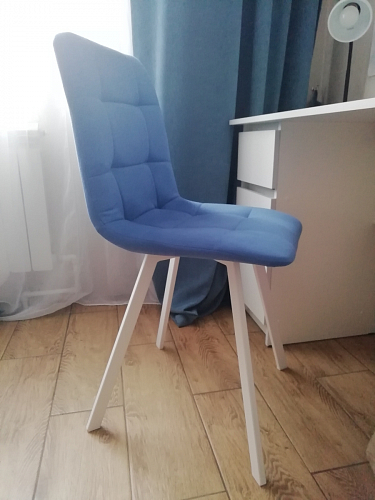 Комплект стульев Чилли 4 шт темно-серый / черный фото покупателя 296