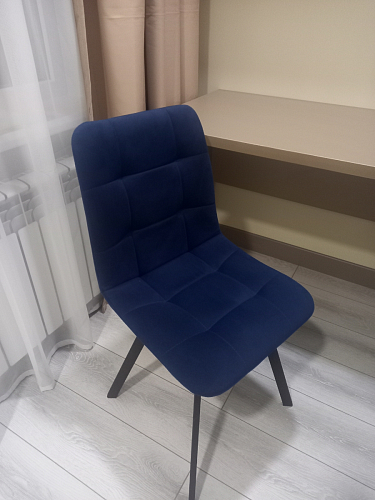 Стул на металлокаркасе Чилли бежевый / белый каркас фото покупателя 470