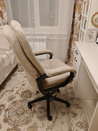 Компьютерное кресло Comfort Lux/Комфорт Люкс серый фото покупателя 71