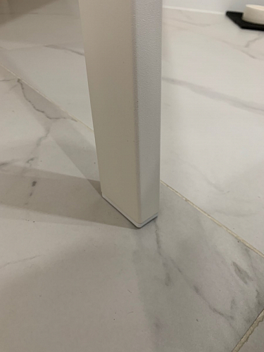 Стол Тринити Лофт 140 25 мм дуб делано темный / белый фото покупателя 90