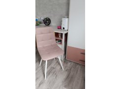 Стул на металлокаркасе Чилли розовый / черный каркас фото покупателя 663