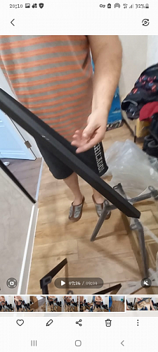 Стул на металлокаркасе Чилли синяя ткань / белый фото покупателя 1219