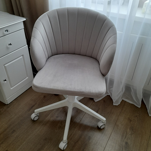 Компьютерное кресло Пард экокожа белый фото покупателя 25