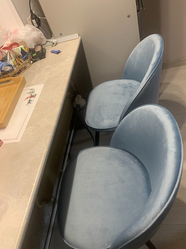 Стул на металлокаркасе Dodo blue фото покупателя 112