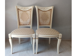 Деревянный стул Mariano линур блекл комби / слоновая кость фото покупателя 3