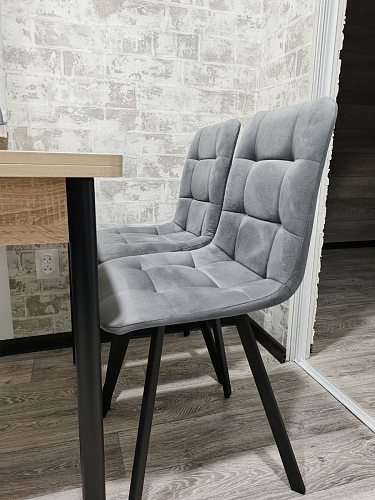 Стул на металлокаркасе Чилли бирюзовый / черный фото покупателя 1016