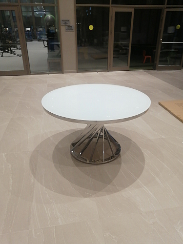 Стол Twist steel / white фото покупателя 18