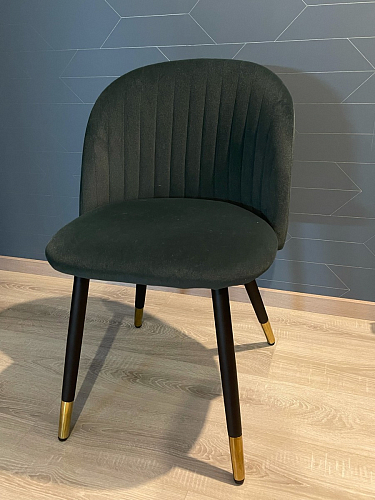 Стул на металлокаркасе Gabi green / black / silver фото покупателя 173