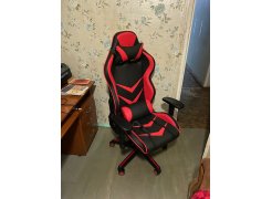 Компьютерное кресло Racer черное / голубое фото покупателя 18