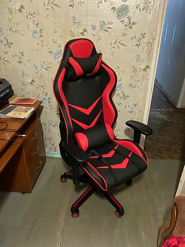 Компьютерное кресло Racer черное / бежевое фото покупателя 18