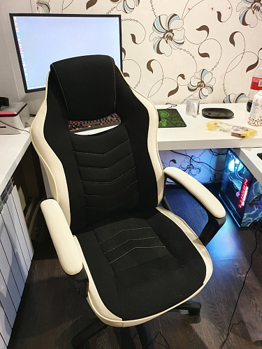 Компьютерное кресло Gamer черное / серое фото покупателя 81