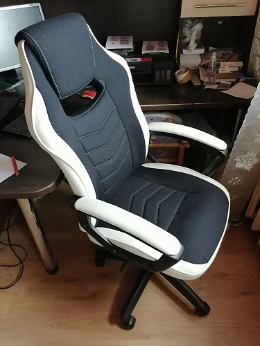 Компьютерное кресло Gamer черное / бежевое фото покупателя 105