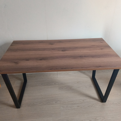 Деревянный стол Лота Лофт 140х80 черный матовый / бетон светлый фото покупателя 818