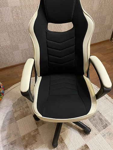 Компьютерное кресло Gamer черное / бежевое фото покупателя 96