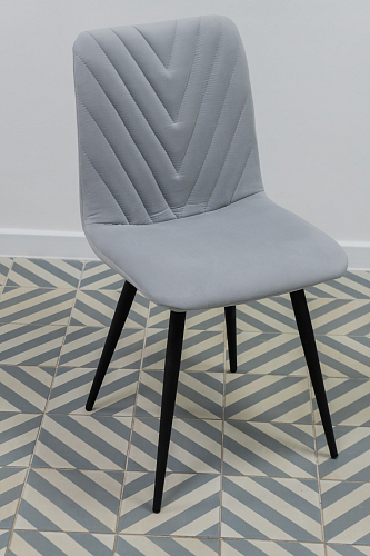 Стул на металлокаркасе Ральф синий / черный из шоурума 1