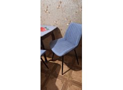 Стул на металлокаркасе Седа К крутящийся светло-серый  / белый фото покупателя 116