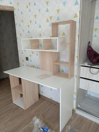 Письменный стол Эфес венге / дуб белфорд фото покупателя 1